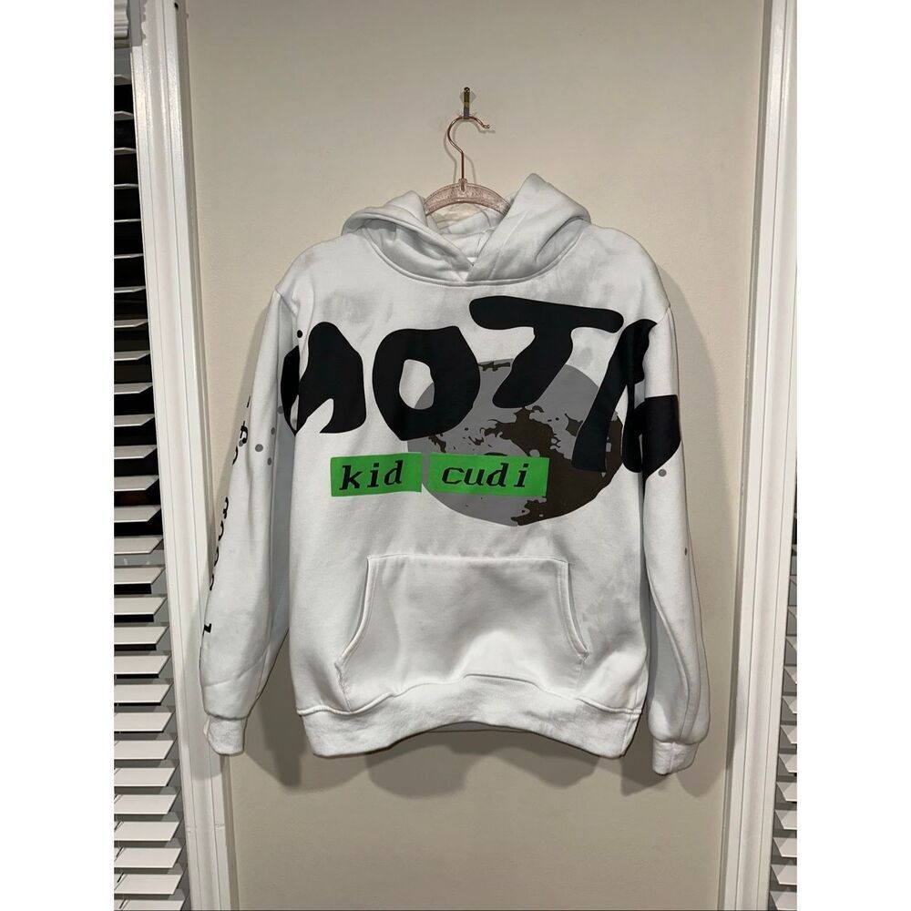 Four Cactus Kid Cudi Hoodie Man on the Moon3 MOTM3 Medium*